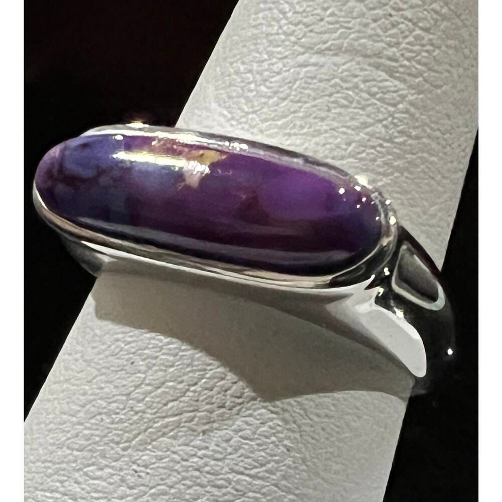 Mojave Purple Turquoise Sterling Ring - Picture 7 of 10